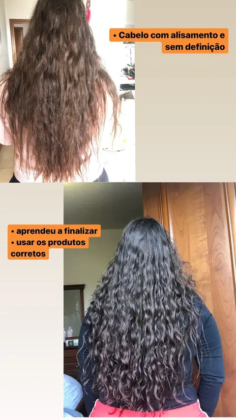 Antes e depois de finalização