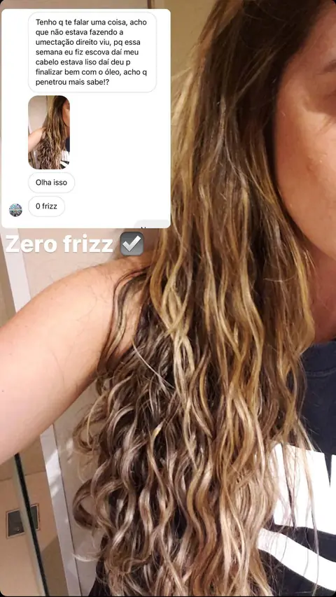 Finalização com zero frizz